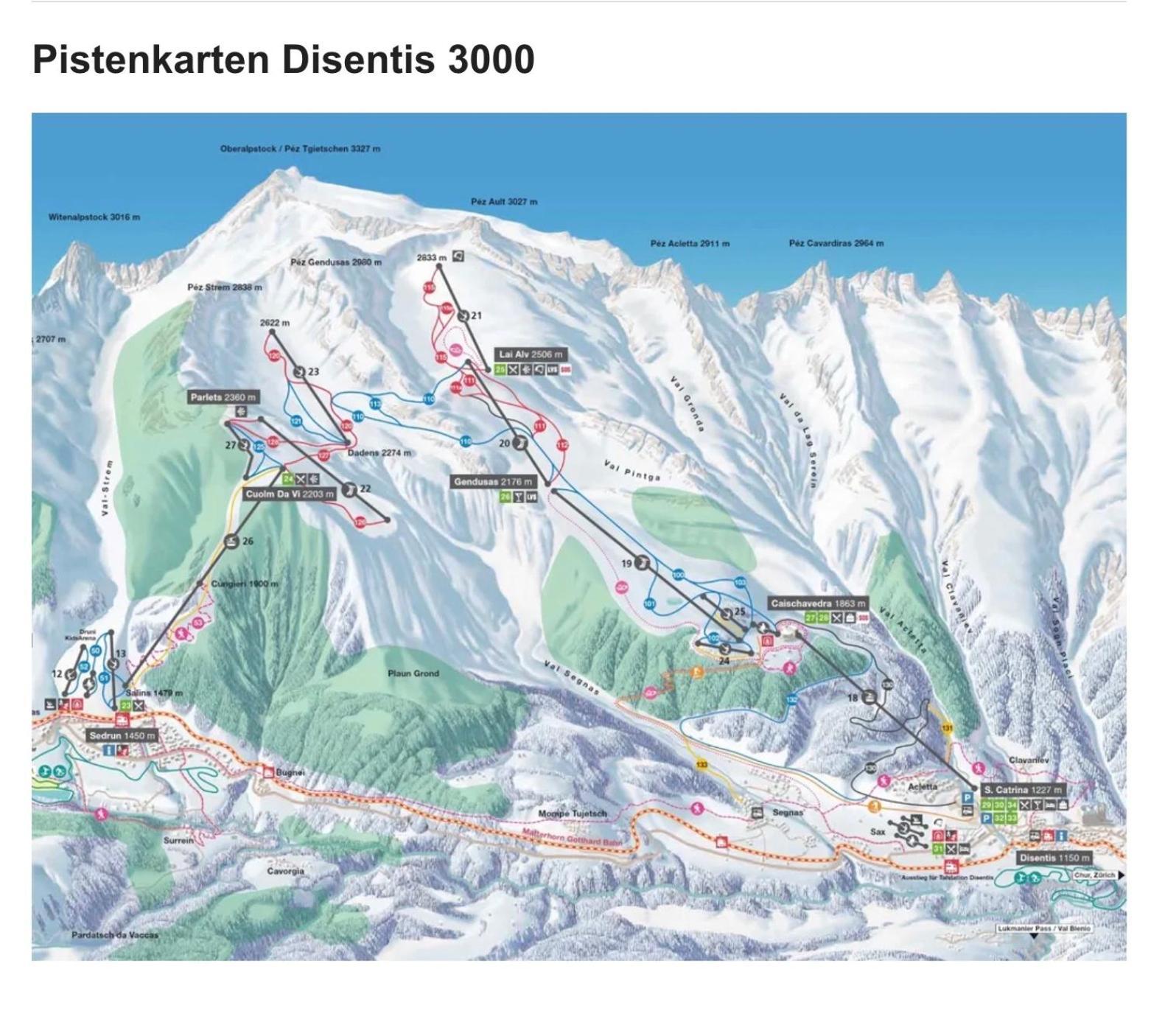 Apartment In Disentis Exteriör bild